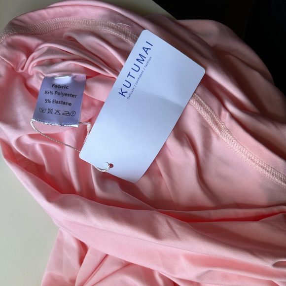 NWT Women's Ruched Bodycon Mini Dress Summer Spaghetti Strap Party Club Dresses - Picture 4 of 4